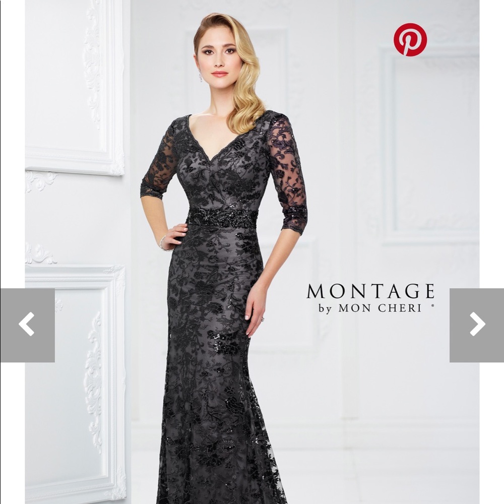 Montage by Mon Cheri evening gown